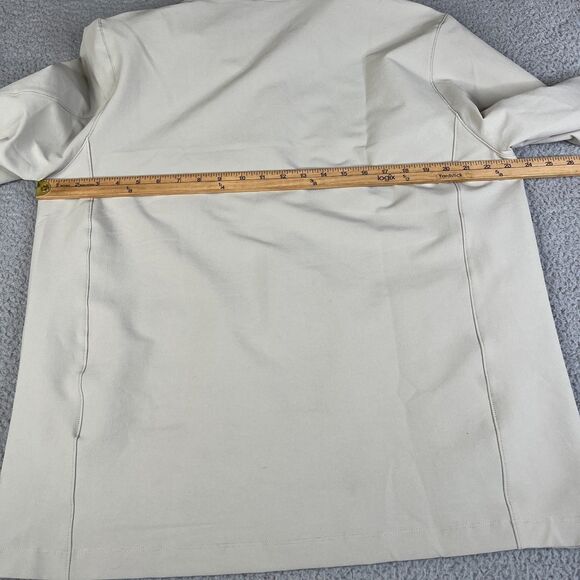 32 Degree Heat Jacket Mens Large Khaki Beige Windbreaker Full Zip Stretch - Picture 13 of 14